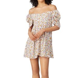 Flynn Skye Daisy Off The Shoulder Dress, Size S